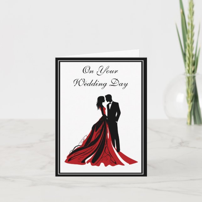 Hochzeitskarte Karte (Vorderseite)