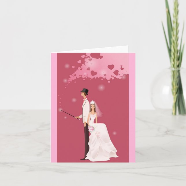 Hochzeitskarte Karte (Vorderseite)