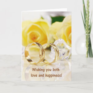 Hochzeitskarte "Liebe und Glück"