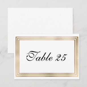 Hochzeitskarte mit Goldfolie Einladung