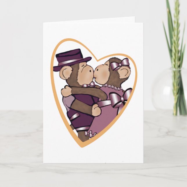 Hochzeitskarte oder Jubiläumsgrusskarte Dankeskarte (Vorderseite)