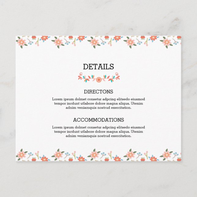 Hochzeitskarte Postkarte (Vorderseite)