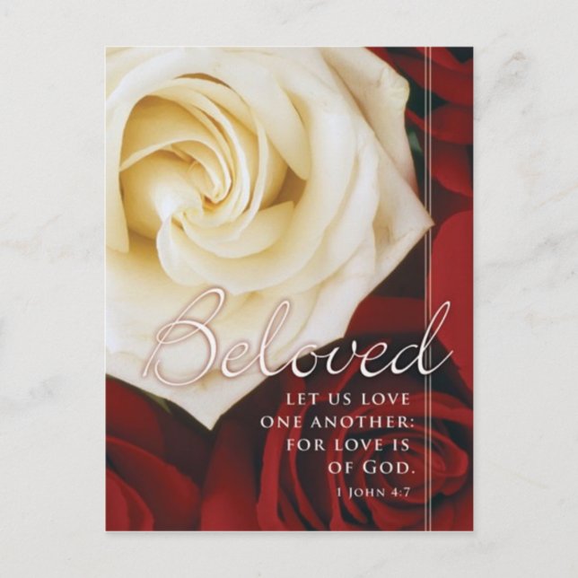 Hochzeitskarte Postkarte (Vorderseite)