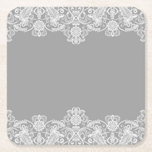 Hochzeitskarte Rechteckiger Pappuntersetzer