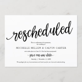 Hochzeitskarte, Schwarz, Ankündigungskarte Einladung