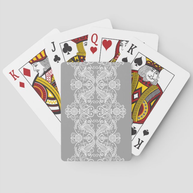 Hochzeitskarte Spielkarten (Rückseite)