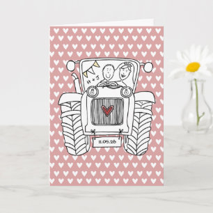 Hochzeitskarte Tractor Country Karte