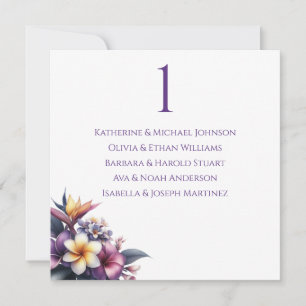 Hochzeitskarte - tropisches Flair Einladung