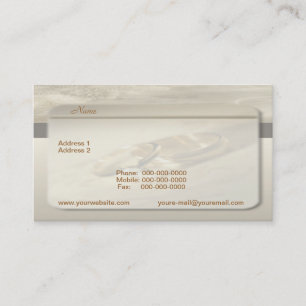 Hochzeitskarte Visitenkarte