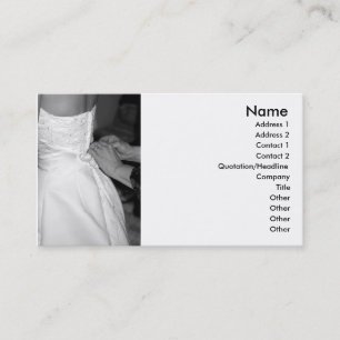 Hochzeitskarte Visitenkarte