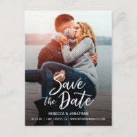 Hochzeitskarten Foto Save the Date Postkarten | bi