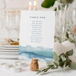 Hochzeitskarten für den blauen Ozean Einladung