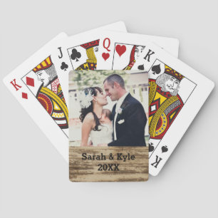 Hochzeitskarten für Foto Spielkarten