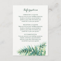 Hochzeitskarten für grüne Wasserfarben