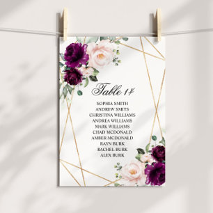 Hochzeitskarten für lila Rose und Blush Einladung