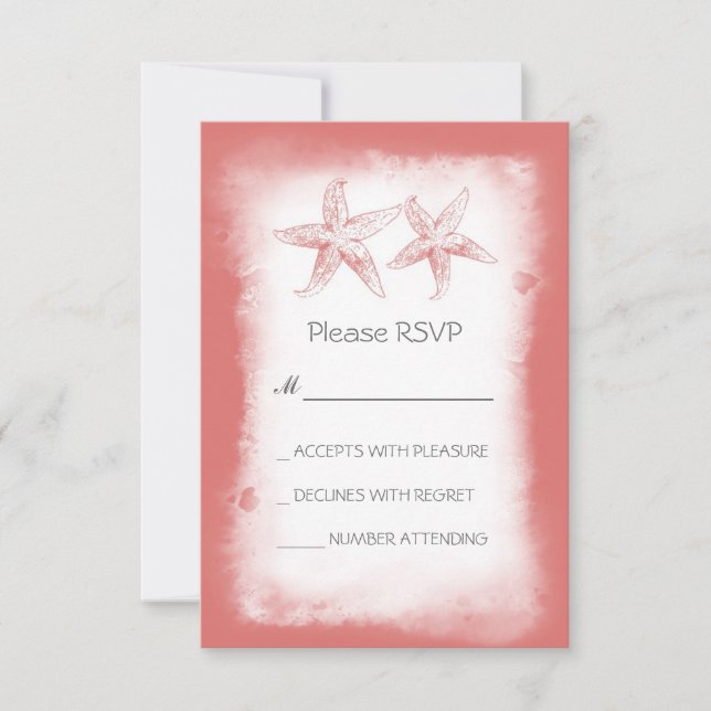 Hochzeitskarten für RSVP (Vorderseite)