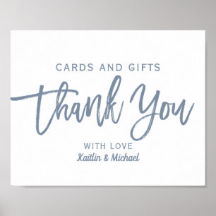 Hochzeitskarten & Geschenke 8x10 Typografie Stau Poster