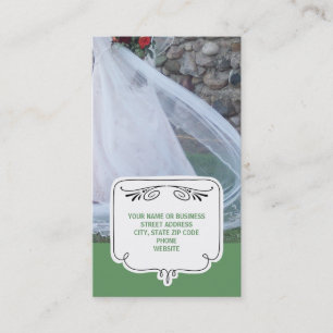 Hochzeitskarten {Grün} Visitenkarte