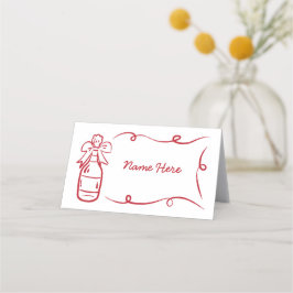 Hochzeitskarten Namen von Hand, die von Whimsical  Platzkarte