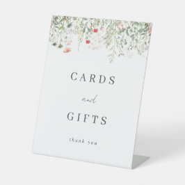 Hochzeitskarten und Geschenke für Wasserfarben Wil Sockelschild