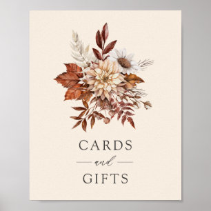 Hochzeitskarten und Geschenkgutscheine für Rustika Poster