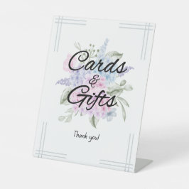 Hochzeitskarten und Geschenkzeichen Sockelschild