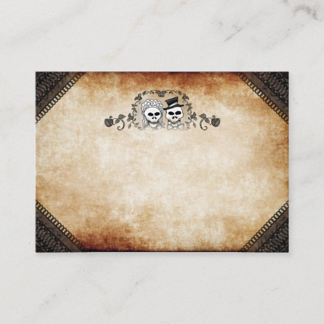 Hochzeitskarten - Vordere Namen auf der Rückseite Platzkarte (Vorderseite)