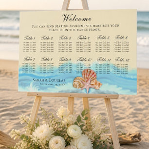 Hochzeitskartentafel Poster