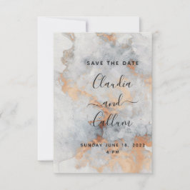 Hochzeitskartentuch aus Kupfer speichert die Datum Save The Date