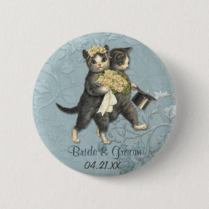 Hochzeitskatzen Button