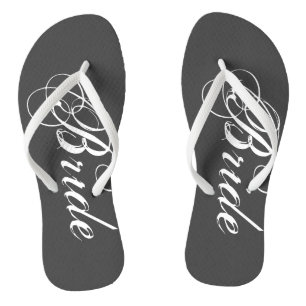 Hochzeitskippen für Braut und Bräutigam Flip Flops
