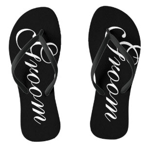 Hochzeitskippen für Bräutigam und Braut Flip Flops