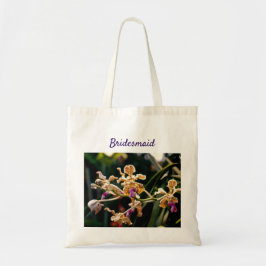 Hochzeitskiste Verlobung Bridesmaid Orchid Tote Ta Tragetasche