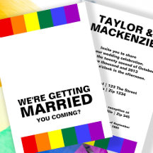 Hochzeitsklänge Gay Spaß Regenbogen Stolz