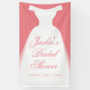 Hochzeitskleid-Brautparty Banner