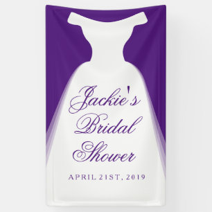 Hochzeitskleid-Brautparty Banner