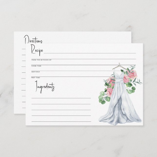 Hochzeitskleid - Brautparty, Rezept (Vorne/Hinten)