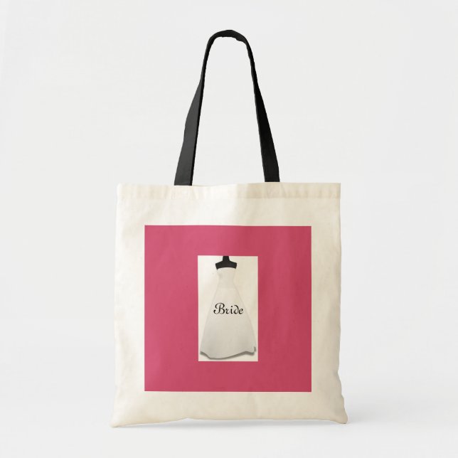 Hochzeitskleid Bride Tote Bag Geschenk Tragetasche (Vorne)