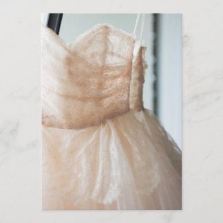 Hochzeitskleid für Brautparty oder Dankeschön-Kart Dankeskarte