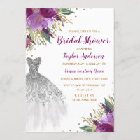 Hochzeitskleid Glitzer Amethyst Brautparty