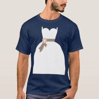 Hochzeitskleid Hochzeits-Junggesellinnen-Abschieds T-Shirt