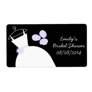 Hochzeitskleid Lila Brautparty schwarz