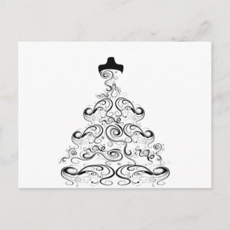 Hochzeitskleid Postkarte