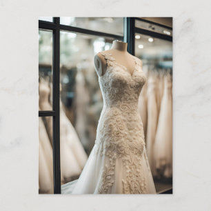 Hochzeitskleid, Postüberweisung Postkarte