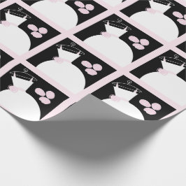 Hochzeitskleid Rosa Pastellfarben Geschenkpapier