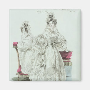 Hochzeitskleid, "Salons Le Follet Courrier Magnet
