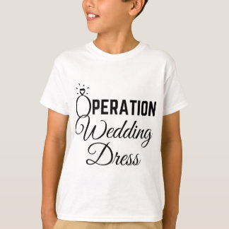 Hochzeitskleid Shopping Operation Hochzeitskleid T-Shirt