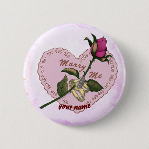 Hochzeitsknopf von Marry Me Button