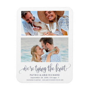 Hochzeitsknoten Hochzeit Termin Merken 2 Foto Magnet