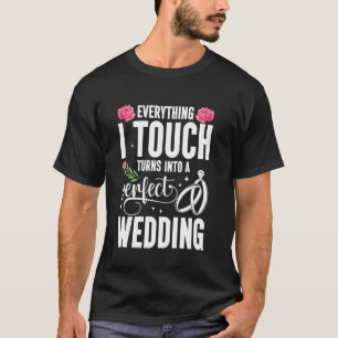 Hochzeitskoordinator Veranstaltung Ihr freundliche T-Shirt